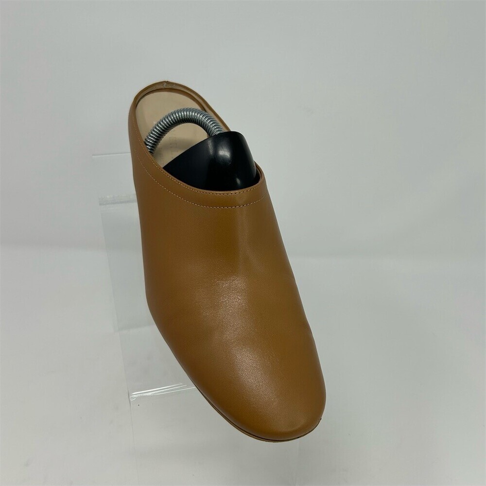 Everlane The Day Heel Mule Womens Brown Slip-On Block Heel Almond Toe Size 8 - Picture 2 of 12